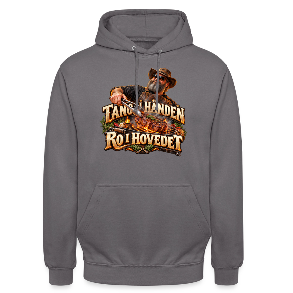 CityShirts - Hoodie - Tang i hånden – Ro i hovedet - CS050 - mellemgrå