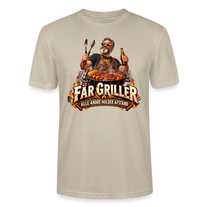 CityShirts - T-shirt - Far griller – Alle andre holder afstand - CS055 - beige