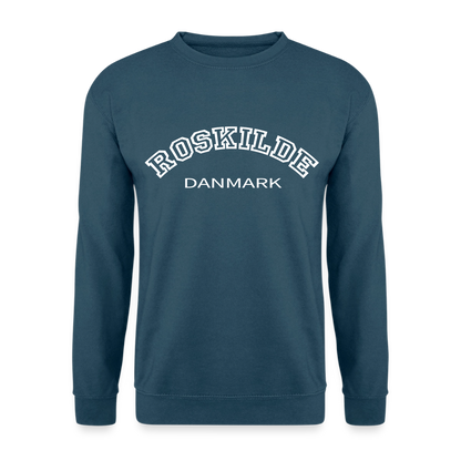 Sweatshirt unisex - Roskilde - indigoblå