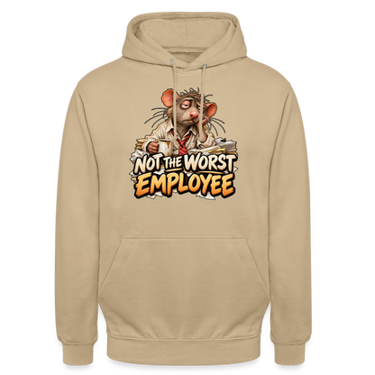 CityShirts - Hoodie - Not the worst employee - CS020 - beige