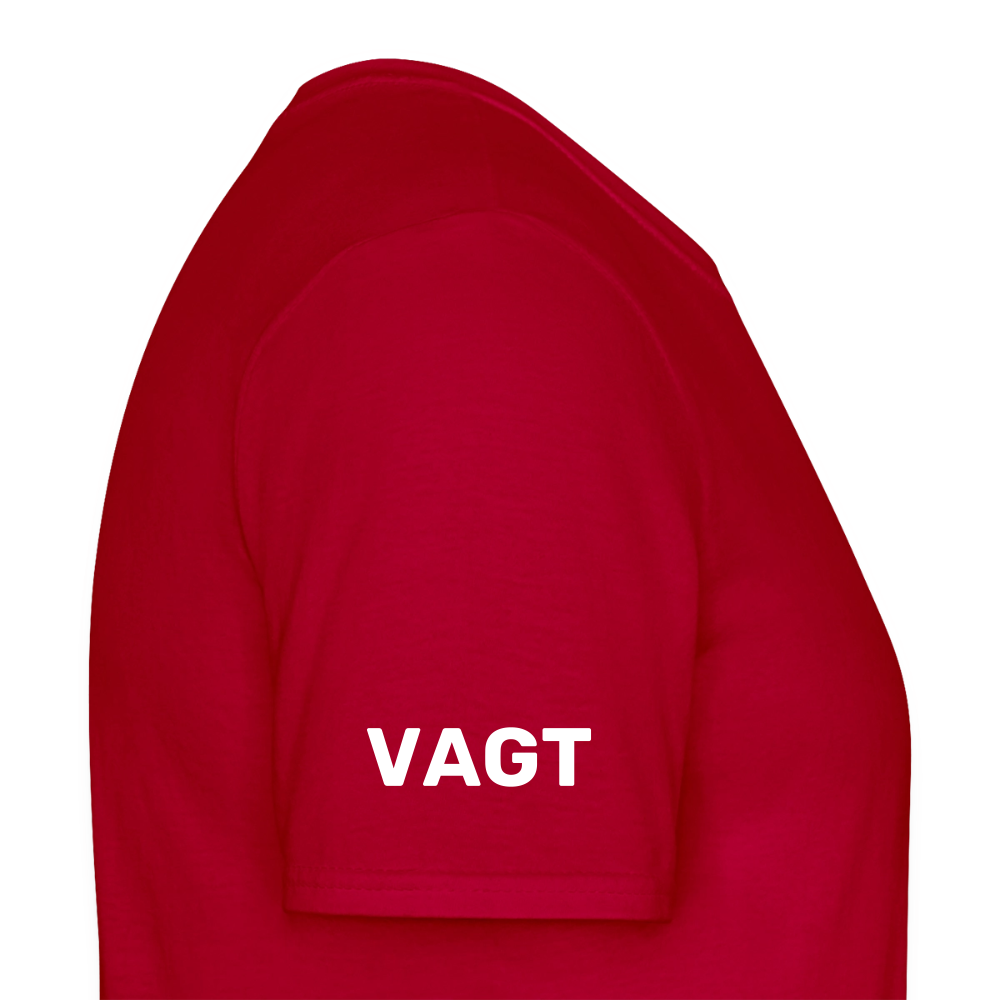 CityShirts - Arbejdstøj - VAGT - AV08 - rød