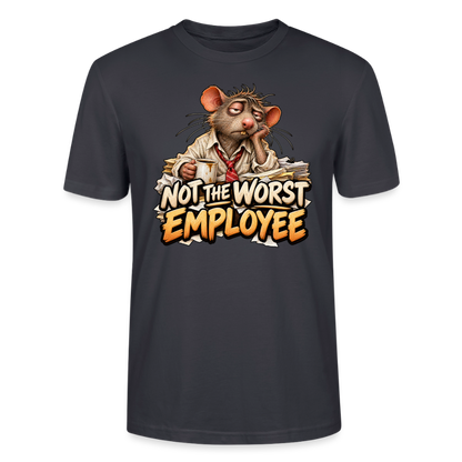 CityShirts - T-shirt - Not the worst employee - CS020 - mørk gråblå