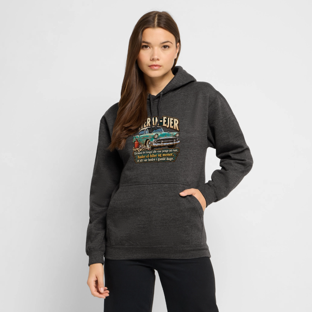 CityShirts - Hoodie - Veteran-ejer - CS017 - charcoal