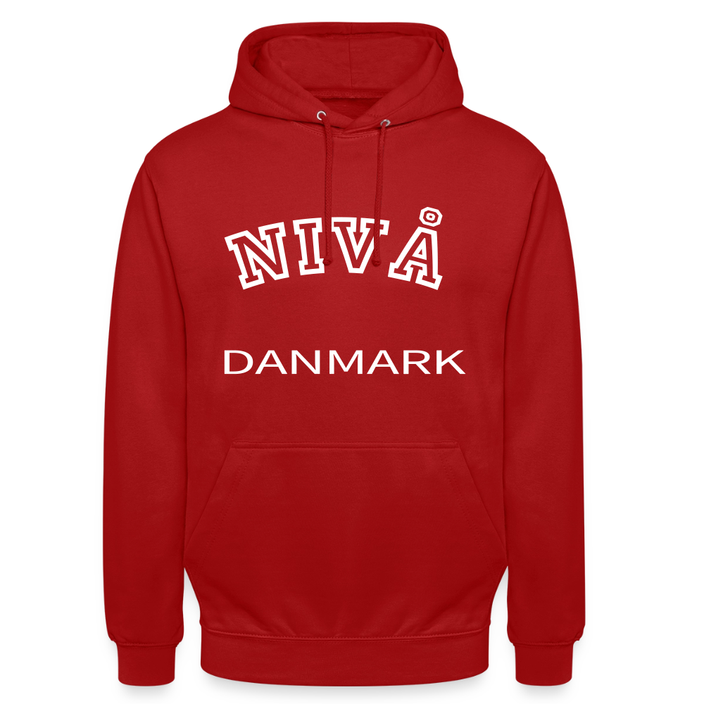CityShirt - Hoodie - Nivå - rød