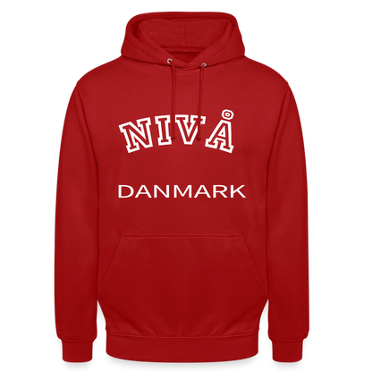 CityShirt - Hoodie - Nivå - rød