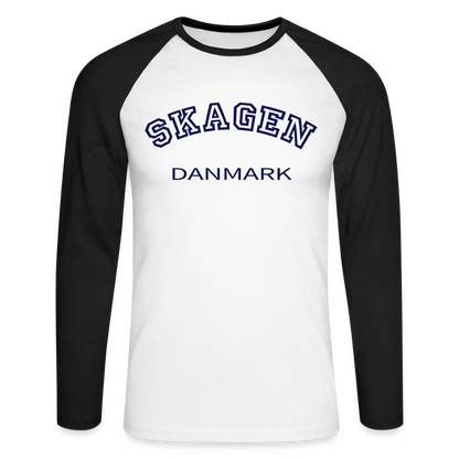 CityShirt - Baseball T-Shirt - Skagen - hvid/sort