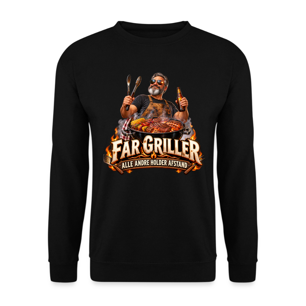 CityShirts - Sweatshirt - Far griller – Alle andre holder afstand - CS055 - sort
