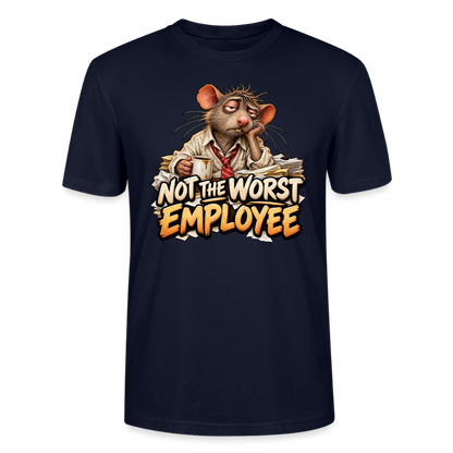 CityShirts - T-shirt - Not the worst employee - CS020 - marineblå