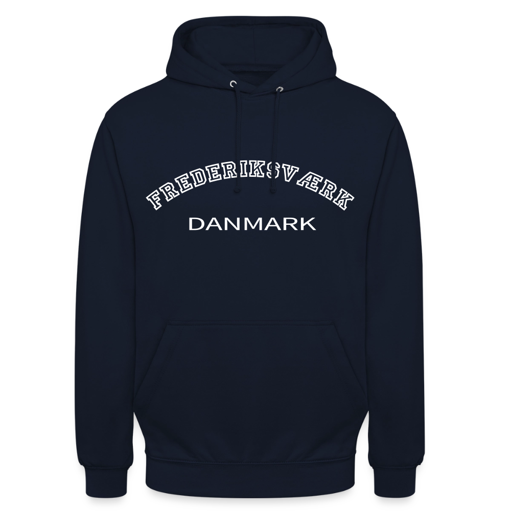 CityShirt - Hoodie - Frederiksværk - marineblå