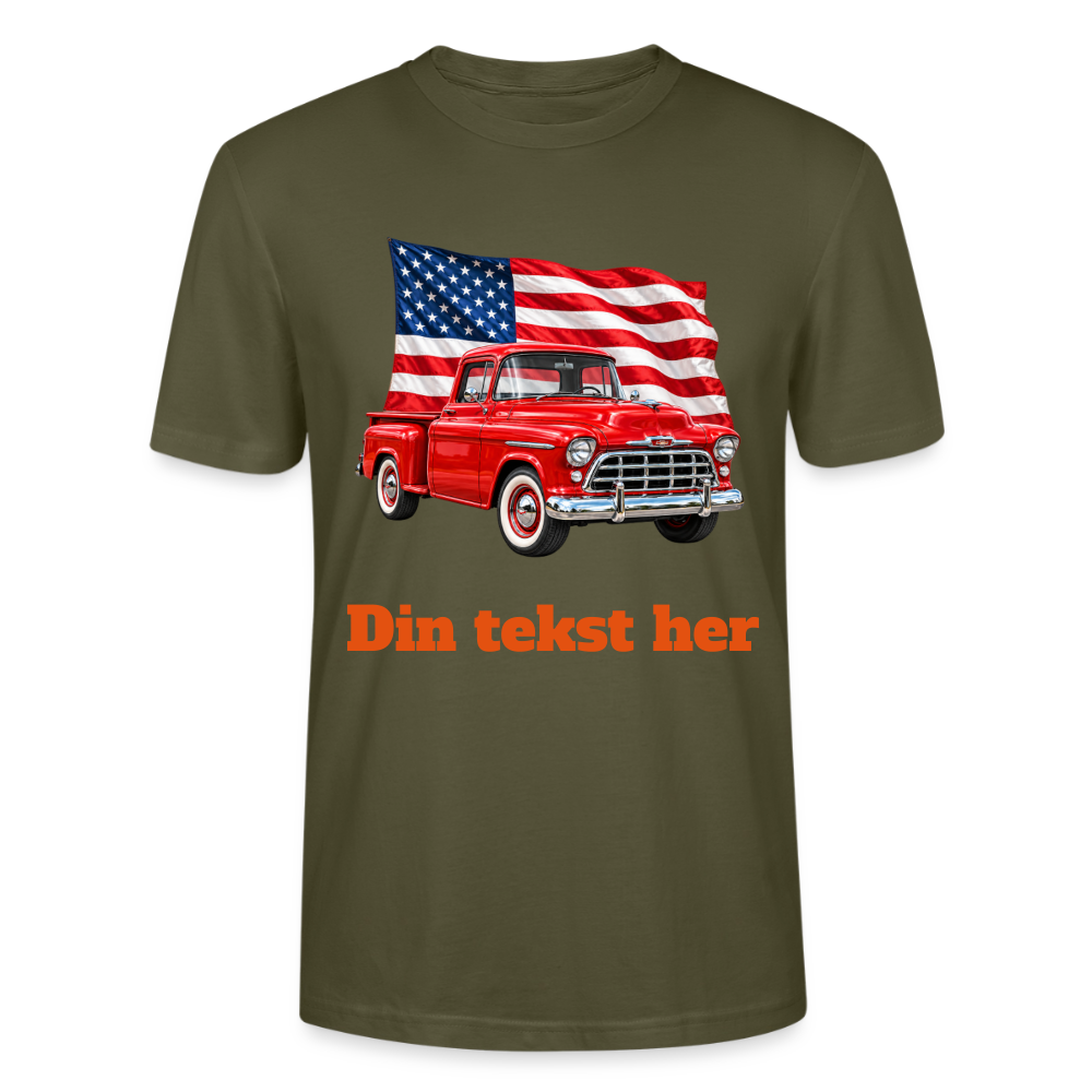 CityShirts - T-shirt - US Car - khaki