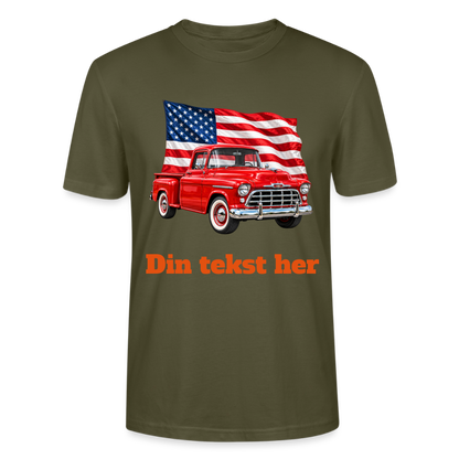 CityShirts - T-shirt - US Car - khaki