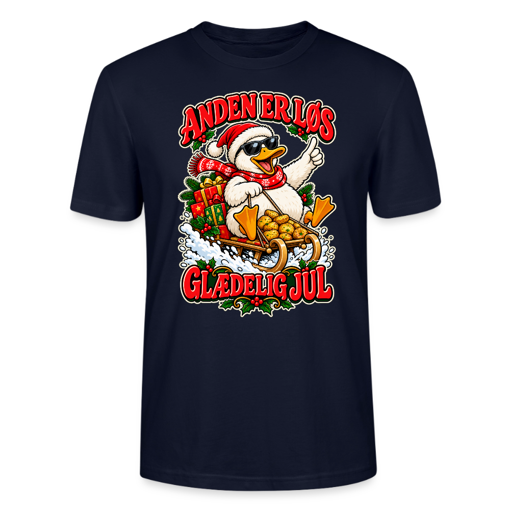 JuleShirt - marineblå