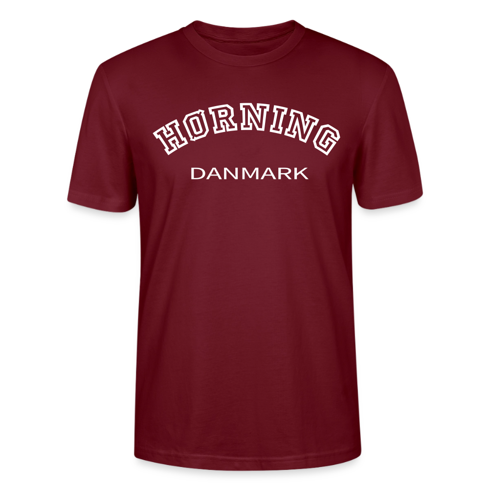 CityShirt - T-shirt - Hørning - burgunder-rød