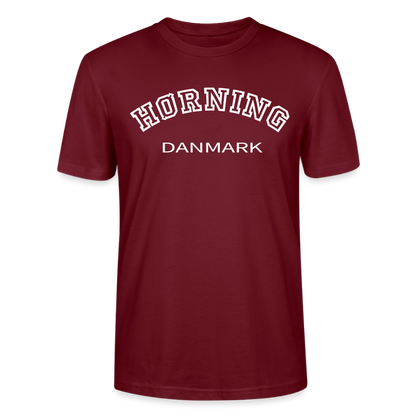 CityShirt - T-shirt - Hørning - burgunder-rød