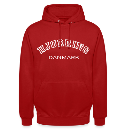CityShirt - Hoodie - Hjørring - rød