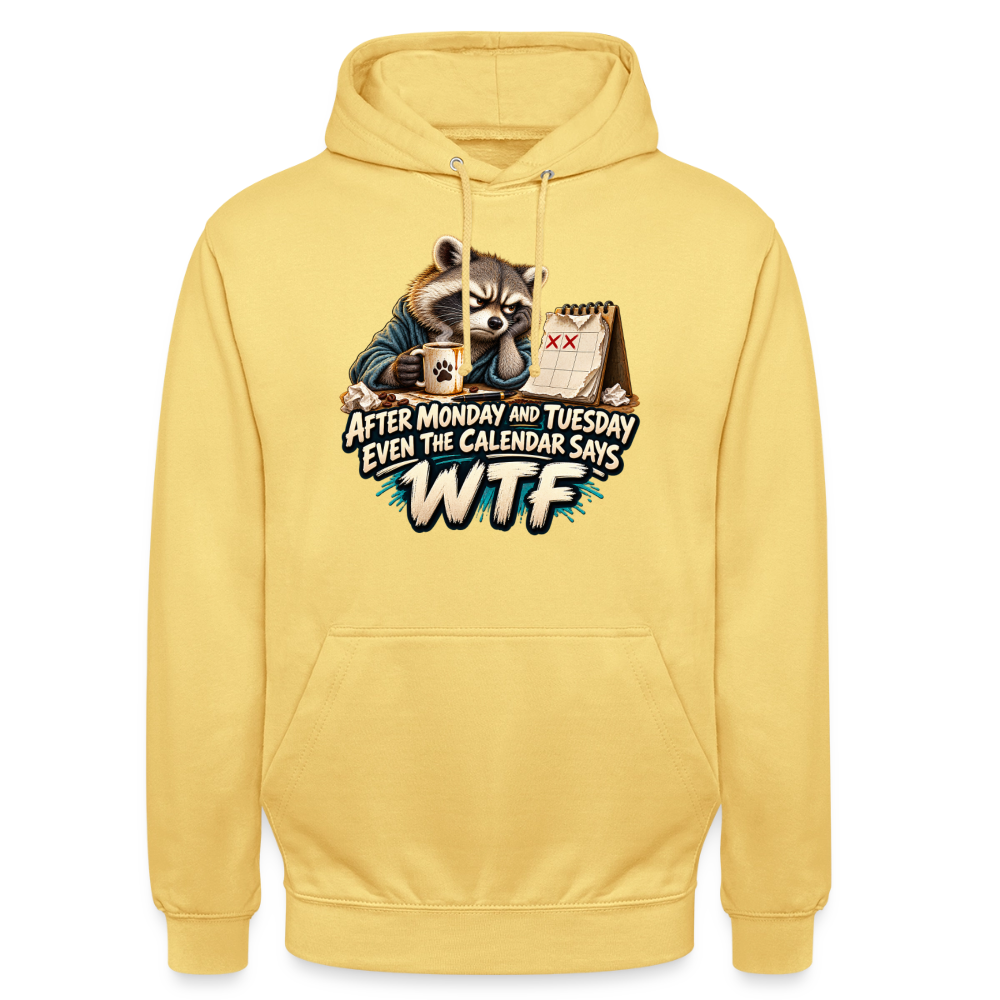 CityShirts - Hoodie - Even the calendar says WTF - CS014 - citrongul