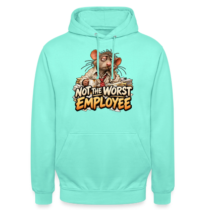 CityShirts - Hoodie - Not the worst employee - CS020 - mint