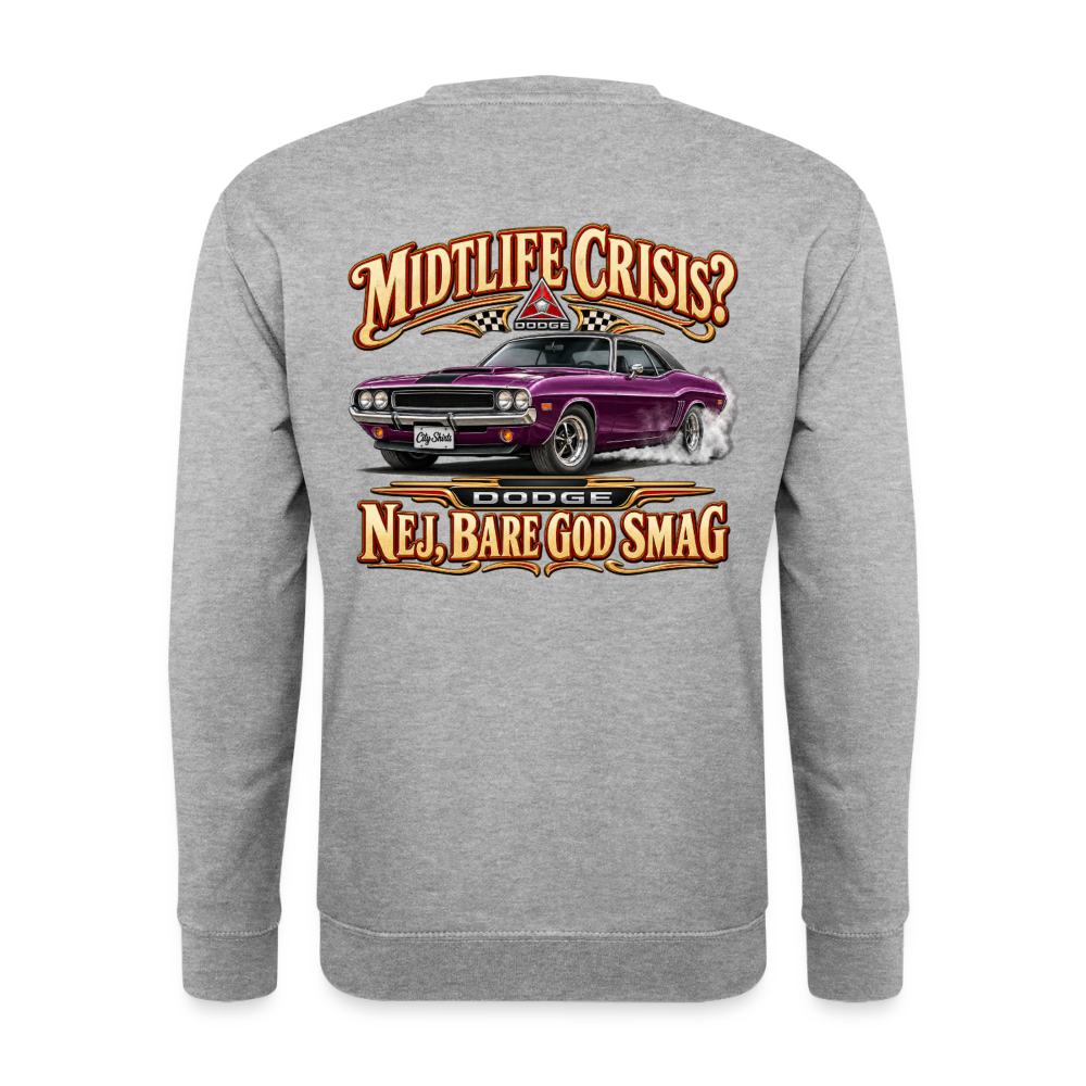 Carshirt 202 Dodge - hvidgrå meleret
