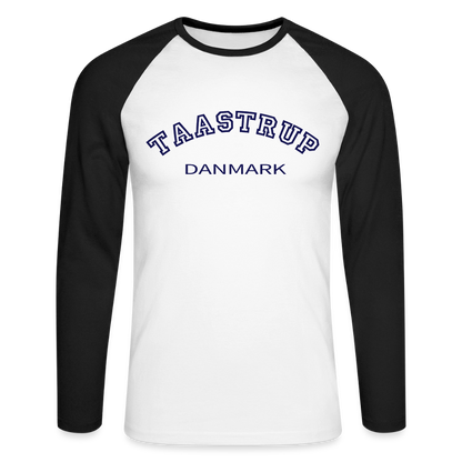 CityShirt - Baseball T-Shirt - Taastrup - hvid/sort