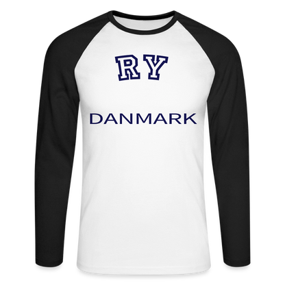 CityShirt - Baseball T-Shirt - Ry - hvid/sort