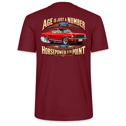 Carshirt T204 Ford - burgunder-rød