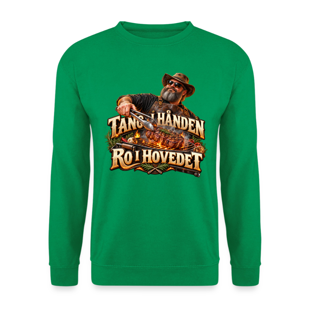 CityShirts - Sweatshirt - Tang i hånden – Ro i hovedet - CS050 - kelly grøn
