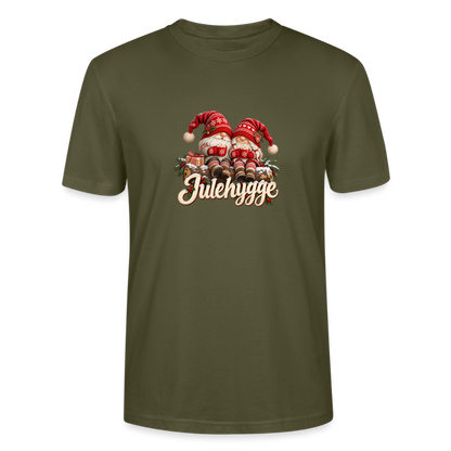 CityShirts - T-shirt - Julehygge – nisser og varm kakao - CS062 - khaki