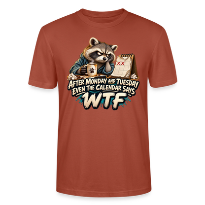 CityShirts - T-shirt - Even the calendar says WTF - CS014 - terrakotta