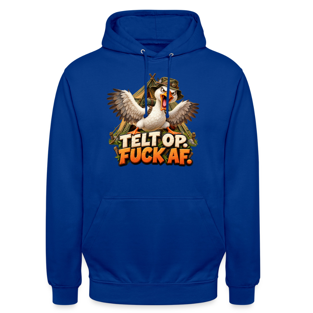 CityShirts - Hoodie - Telt op. Fuck af. - CS037 - kongeblå