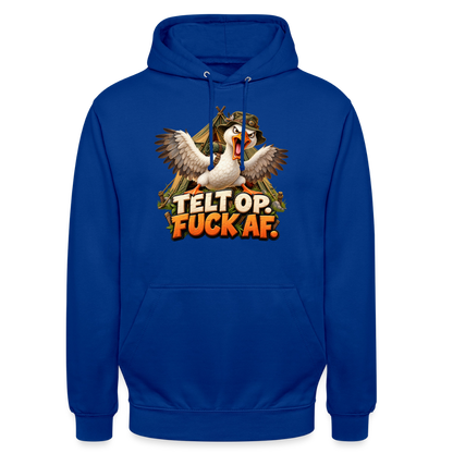 CityShirts - Hoodie - Telt op. Fuck af. - CS037 - kongeblå