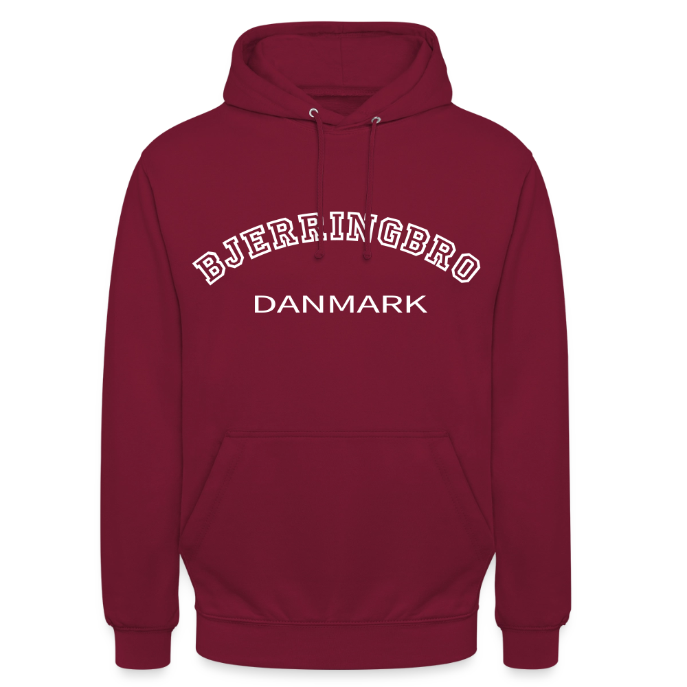 CityShirt - Hoodie - Bjerringbro - bordeaux