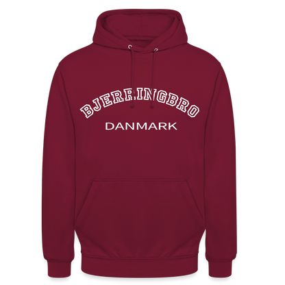 CityShirt - Hoodie - Bjerringbro - bordeaux