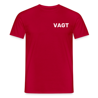 CityShirts - Arbejdstøj - VAGT - AV08 - rød