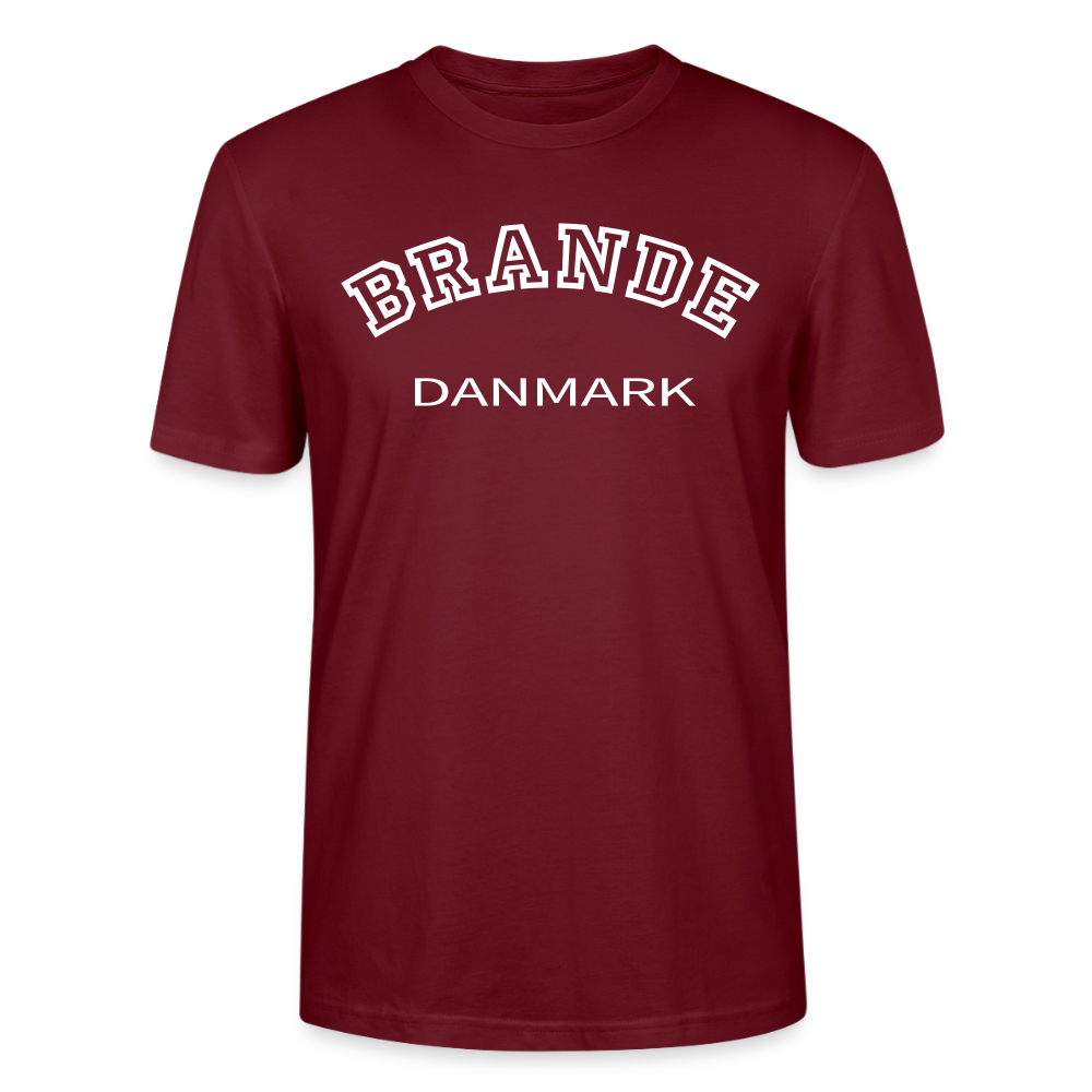CityShirt - T-shirt - Brande - burgunder-rød