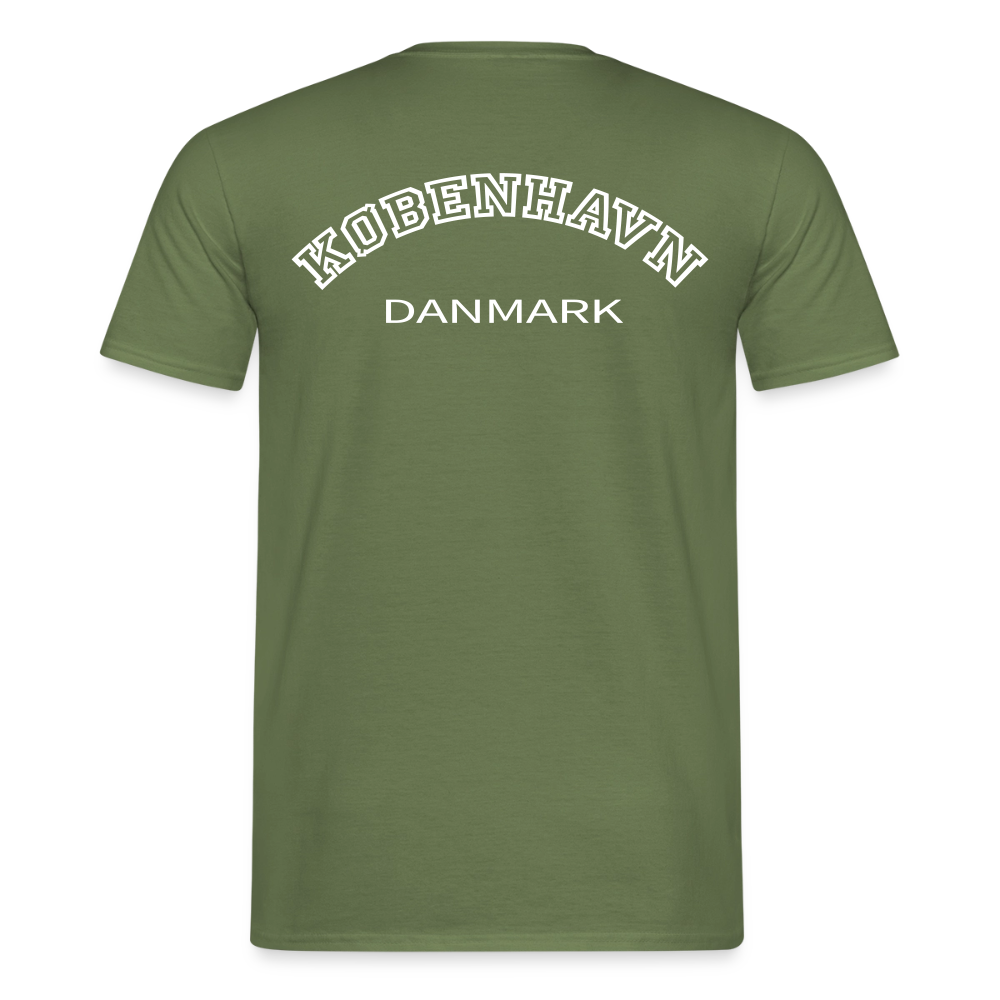 Herre-T-shirt - København - armygrøn