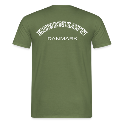 Herre-T-shirt - København - armygrøn