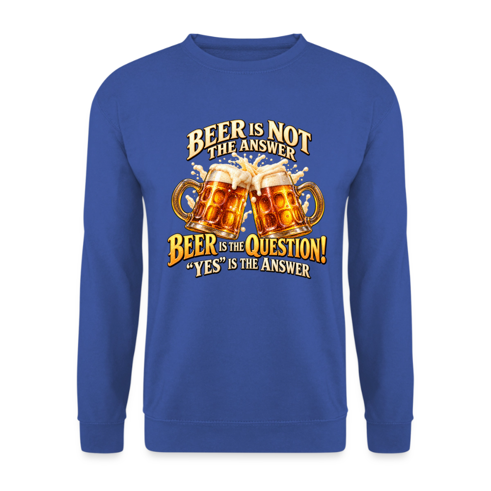 CityShirts - Sweatshirt - Beer - CS024 - kongeblå