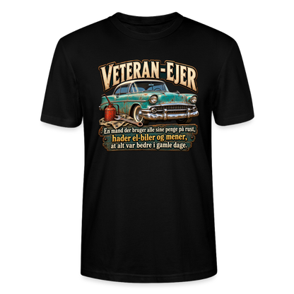 CityShirts - T-shirt - Veteran-ejer - CS017 - sort