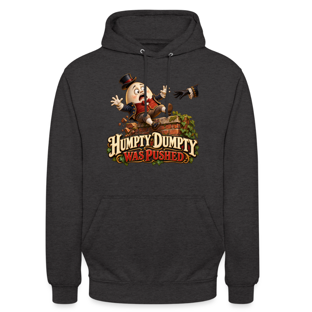 CityShirts - Hoodie - Humpty Dumpty was pushed - CS016 - charcoal
