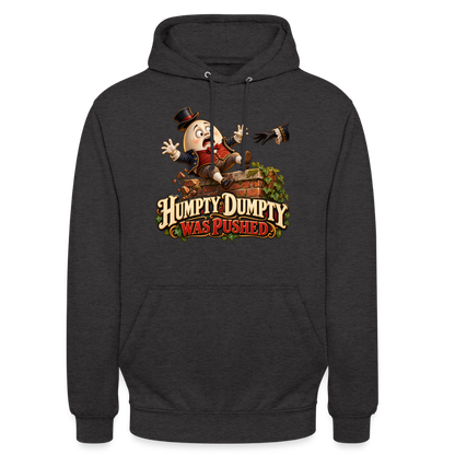 CityShirts - Hoodie - Humpty Dumpty was pushed - CS016 - charcoal