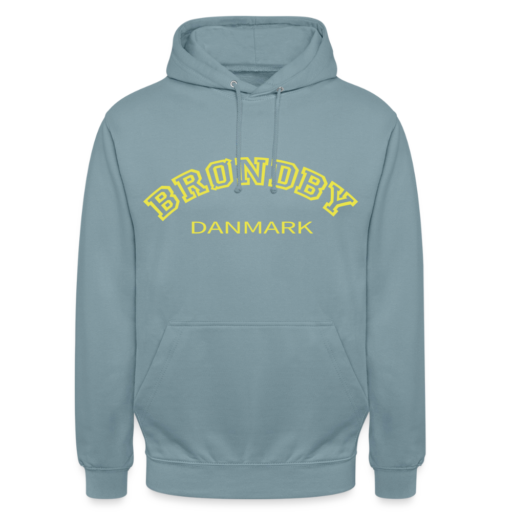 Hættetrøje unisex - Brøndby - gråblå