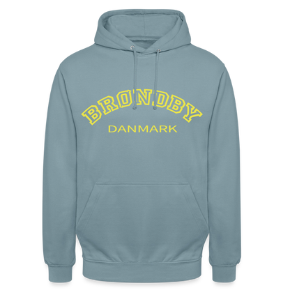 Hættetrøje unisex - Brøndby - gråblå