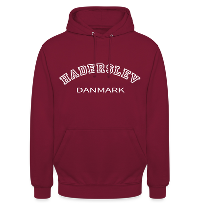 CityShirt - Hoodie - Haderslev - bordeaux