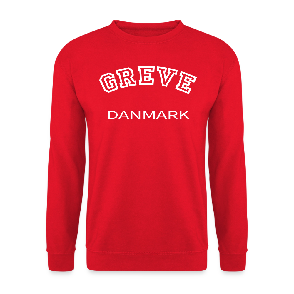 CityShirt - Sweatshirt - Greve - rød