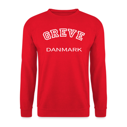 CityShirt - Sweatshirt - Greve - rød