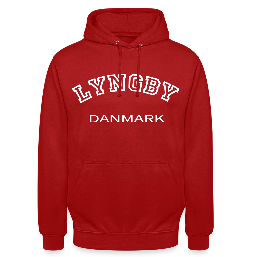 CityShirt - Hoodie - Lyngby - rød