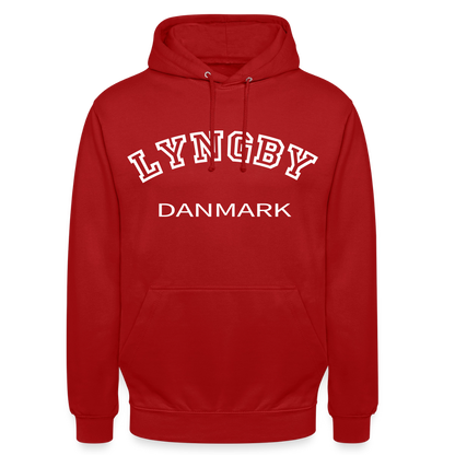 CityShirt - Hoodie - Lyngby - rød