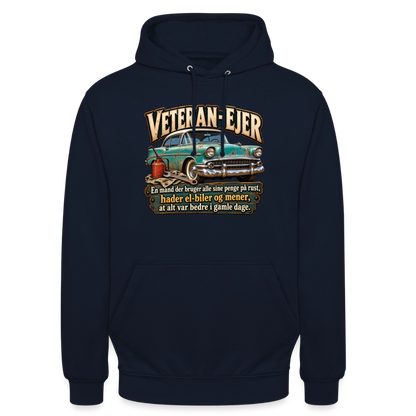 CityShirts - Hoodie - Veteran-ejer - CS017 - marineblå