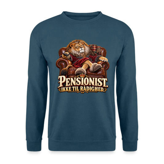 CityShirts - Sweatshirt - Pensionist. Ikke til rådighed. - CS030 - indigoblå