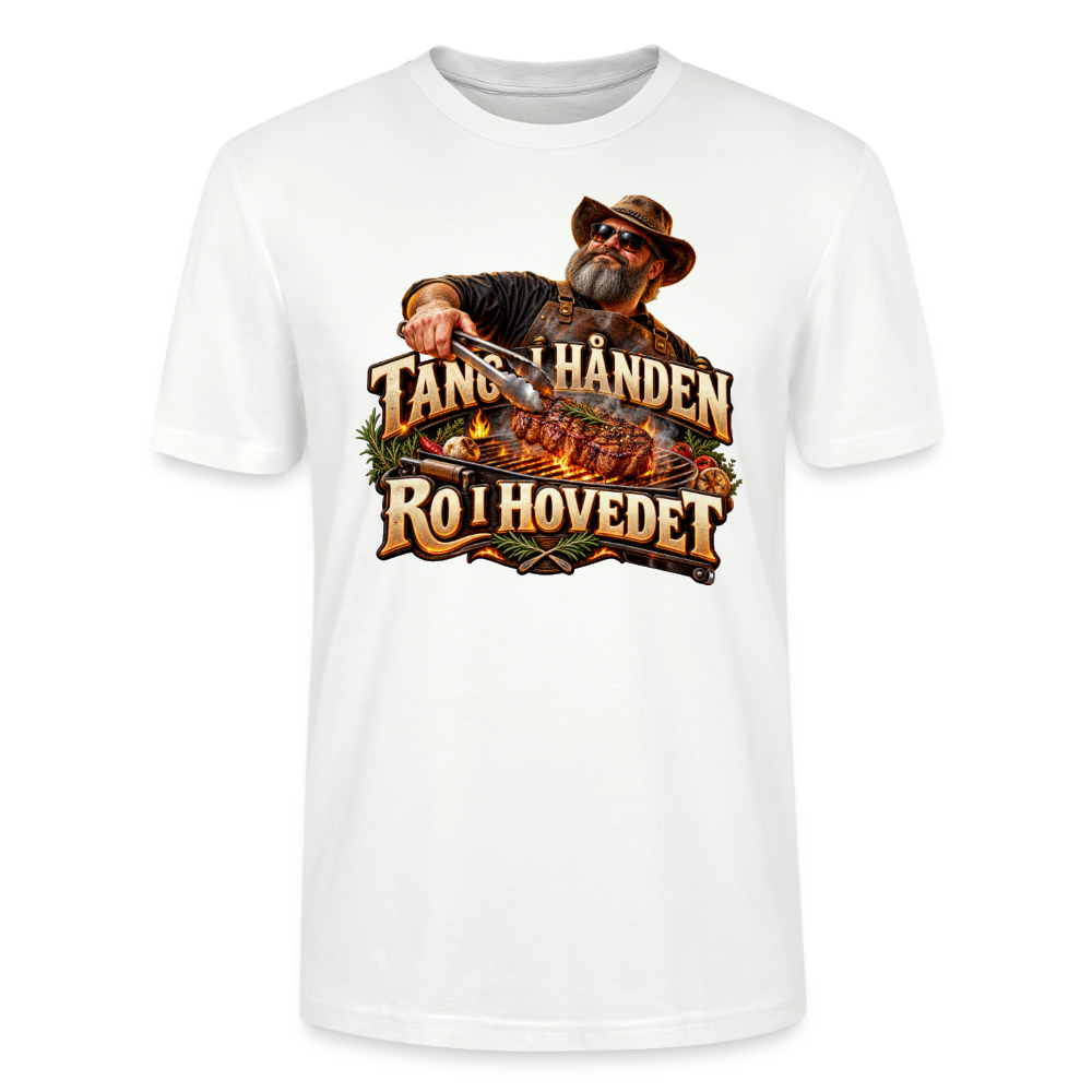CityShirts - T-shirt - Tang i hånden – Ro i hovedet - CS050 - hvid